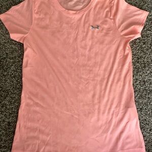 Under Armour Pink Short Sleeve Sweat Proof T-Shirt